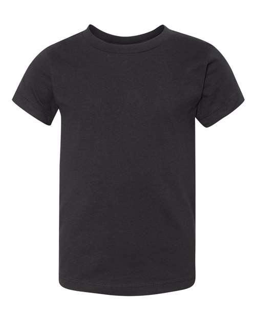 Toddler Jersey Tee - Black Front