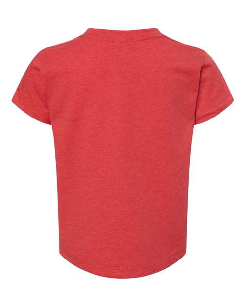 Toddler Jersey Tee - Heather Red Back