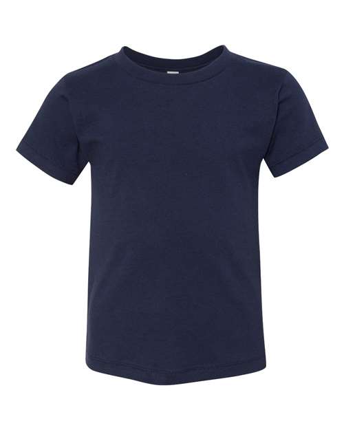 Toddler Jersey Tee - Navy Front