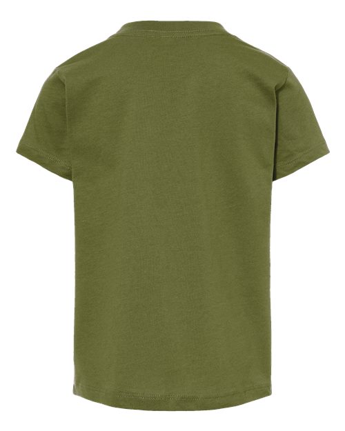 Toddler Jersey Tee - Olive Back
