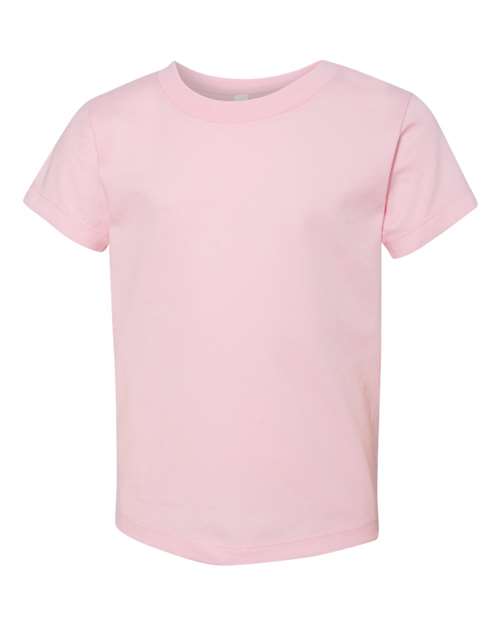 Toddler Jersey Tee - Pink Front