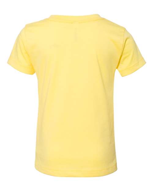 Toddler Jersey Tee - Yellow Back