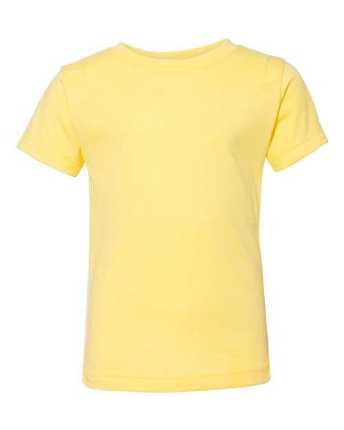 Toddler Jersey Tee - Yellow Front