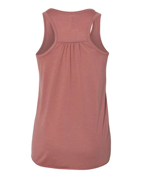 Youth Flowy Racerback Tank - Mauve Back