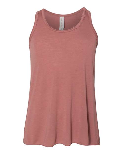 Youth Flowy Racerback Tank - Mauve Front