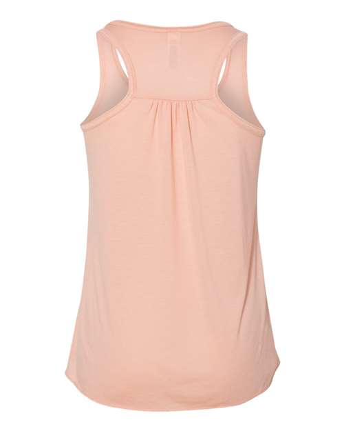 Youth Flowy Racerback Tank - Peach Back