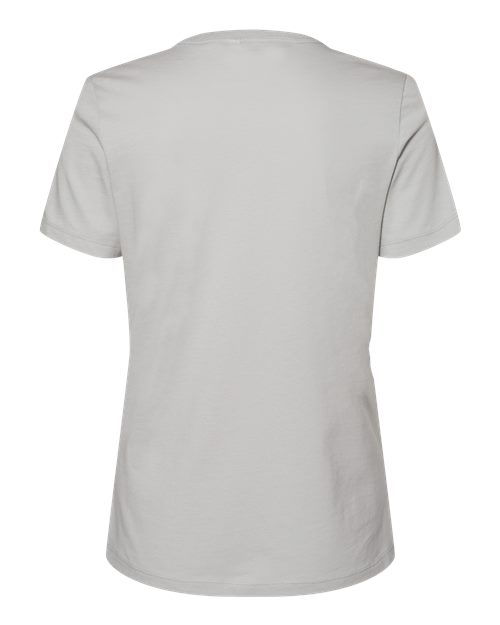 Women’s Relaxed Jersey Tee - Solid Athletic Grey Back
