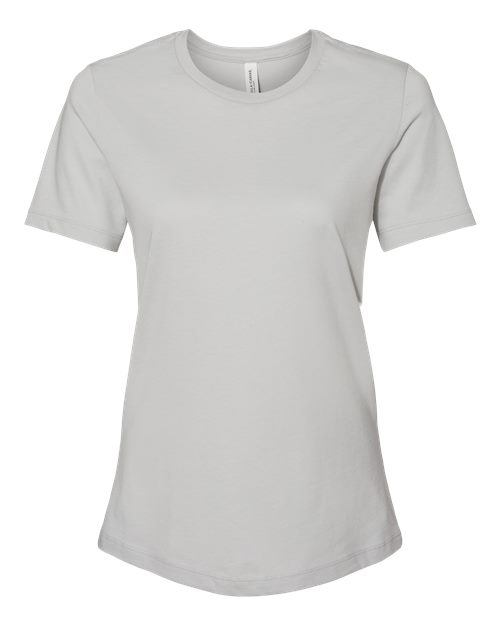 Women’s Relaxed Jersey Tee - Solid Athletic Grey Front