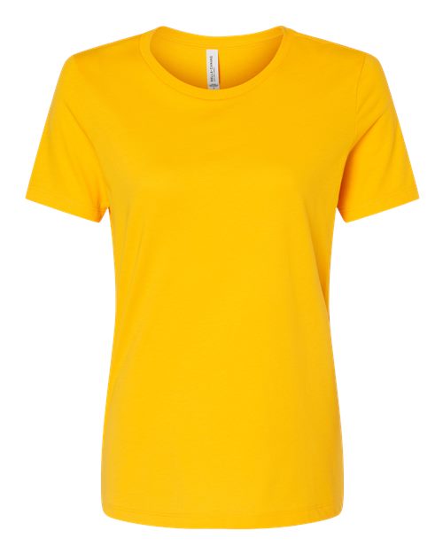Women’s Relaxed Jersey Tee - Gold Front