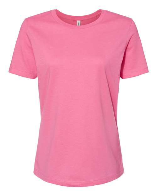 Women’s Relaxed Jersey Tee - Charity Pink Front