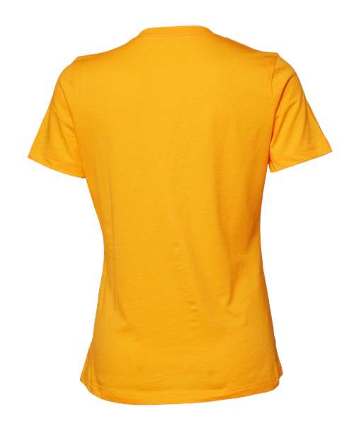 Women’s Relaxed Jersey Tee - Mustard Back
