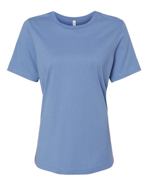 Women’s Relaxed Jersey Tee - Carolina Blue Front