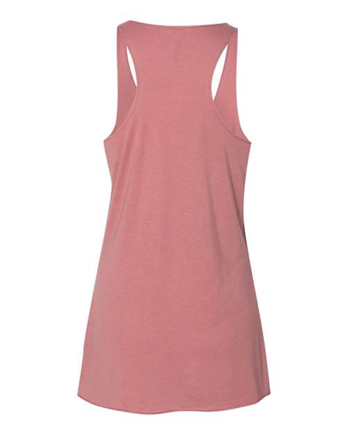 Women's Triblend Racerback Tank - Mauve Triblend Back