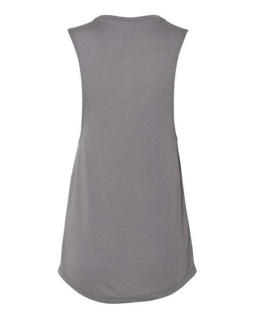 Women's Flowy Scoop Muscle Tank - Storm Back