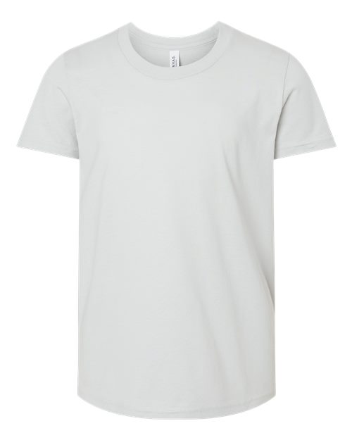 Youth Jersey Tee - Silver Front