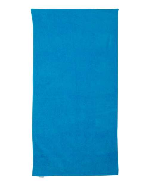 Value Beach Towel - Aqua Front