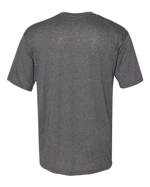 Men's Triblend Performance T-Shirt - Black Heather Back