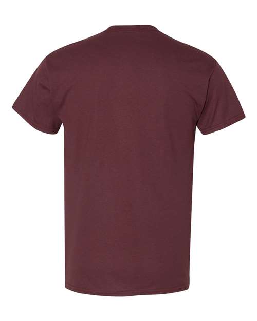 Unisex DryBlend® T-Shirt - Dark Maroon Back