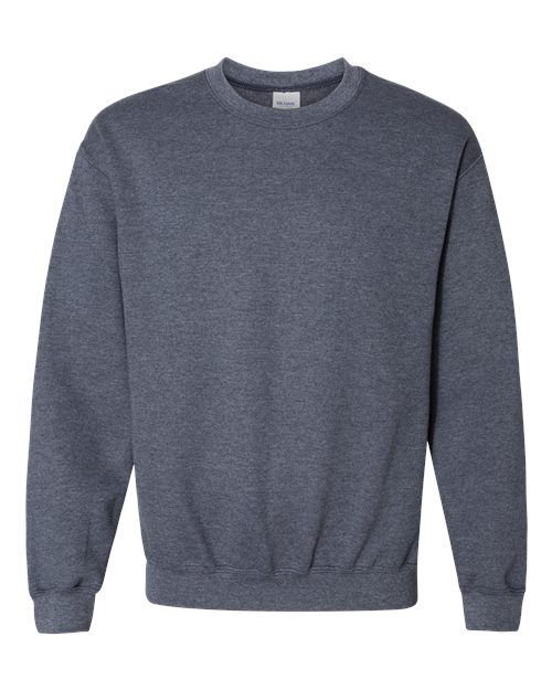 Unisex Heavy Blend™ Crewneck Sweatshirt - Heather Dark Navy Front