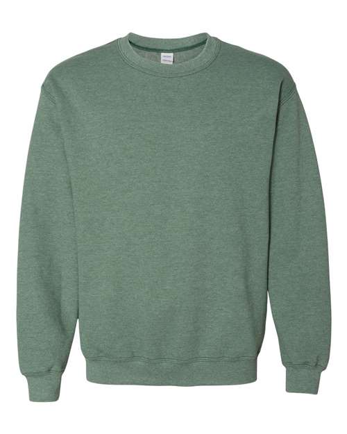 Gildan Unisex Heavy Blend™ Crewneck Sweatshirt - Heather Dark Green Front