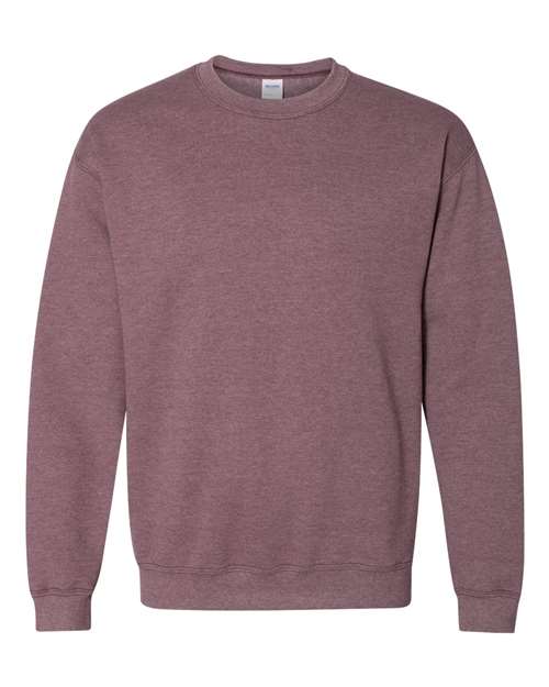 Gildan Unisex Heavy Blend™ Crewneck Sweatshirt - Heather Dark Maroon Front