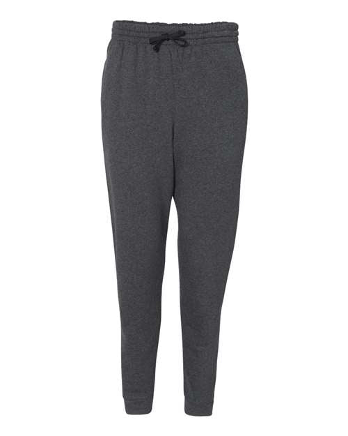 JERZEES Unisex Nublend® Joggers - Black Heather Front
