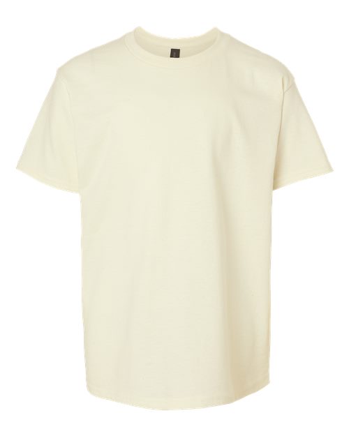 Gildan Youth Heavy Cotton™ T-Shirt - Off White Front