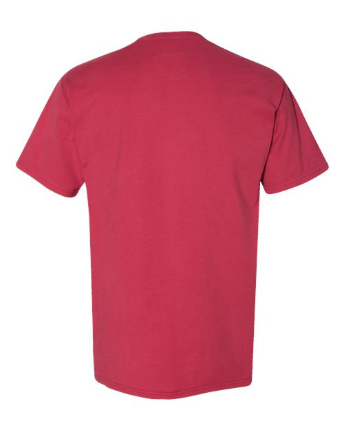 Men's Garment-Dyed T-Shirt - Crimson Fall Back