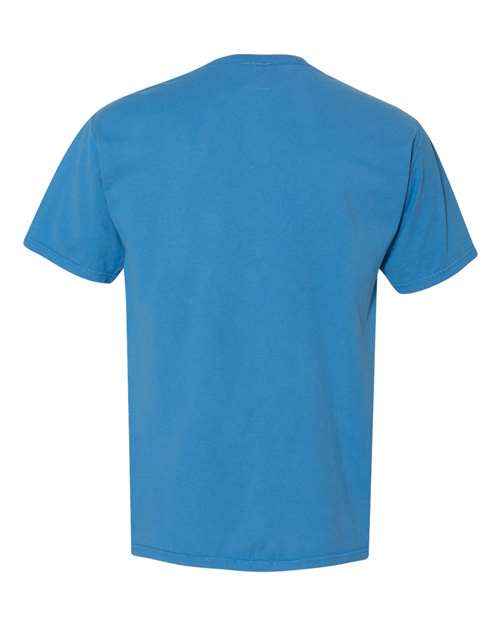 Men's Garment-Dyed T-Shirt - Summer Sky Blue Back