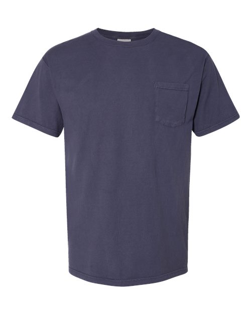 Unisex Garment-Dyed Pocket T-Shirt - Anchor Slate Front