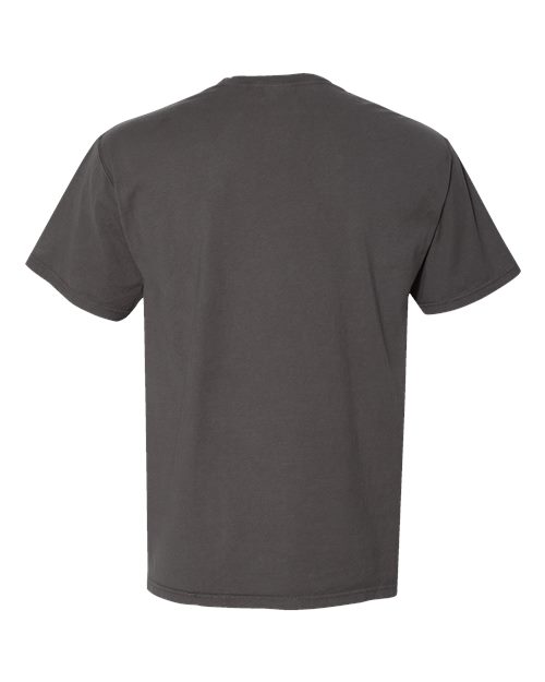 Unisex Garment-Dyed Pocket T-Shirt - New Railroad Grey Back