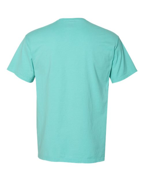 Unisex Garment-Dyed Pocket T-Shirt - Mint Back