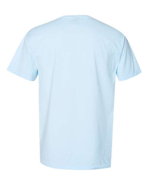 Unisex Garment-Dyed Pocket T-Shirt - Soothing Blue Back