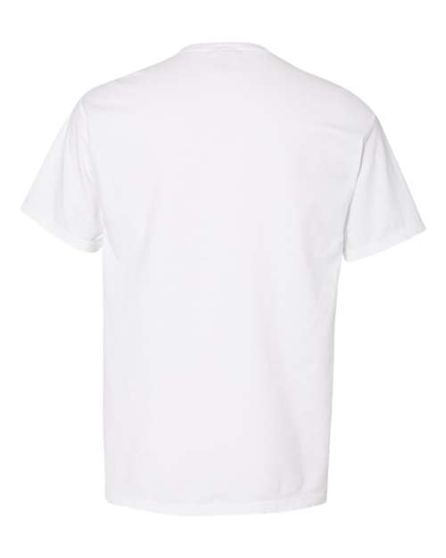 Unisex Garment-Dyed Pocket T-Shirt - White Back