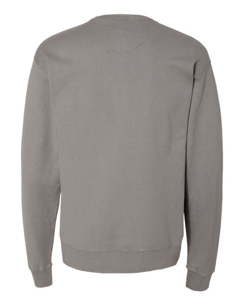 Unisex Garment-Dyed Crewneck Sweatshirt - Concrete Grey Back