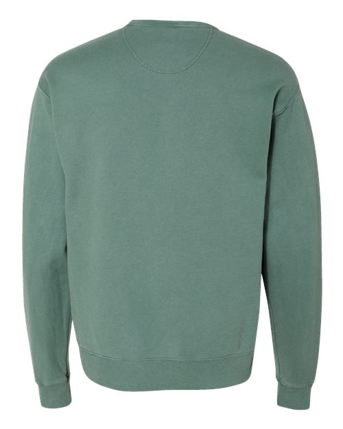 Unisex Garment-Dyed Crewneck Sweatshirt - Cypress Green Back