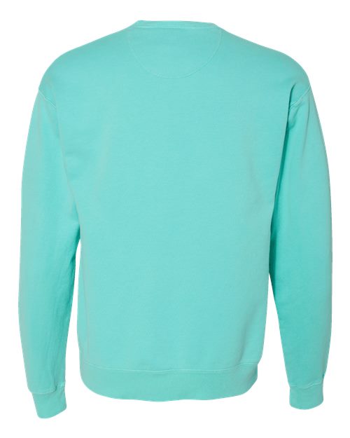 Unisex Garment-Dyed Crewneck Sweatshirt - Mint Back