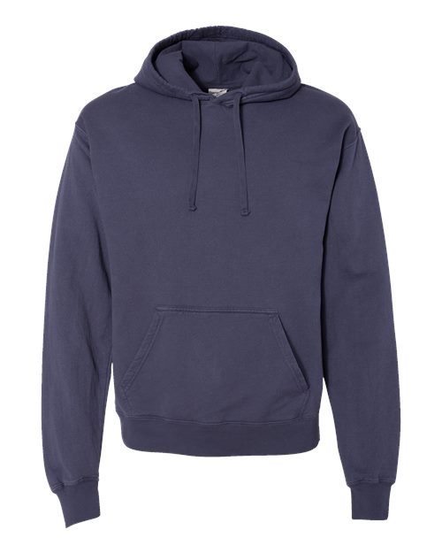 Unisex Garment-Dyed Hooded Sweatshirt - Anchor Slate Front