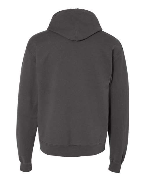 Unisex Garment-Dyed Hooded Sweatshirt - New Railroad Grey Back