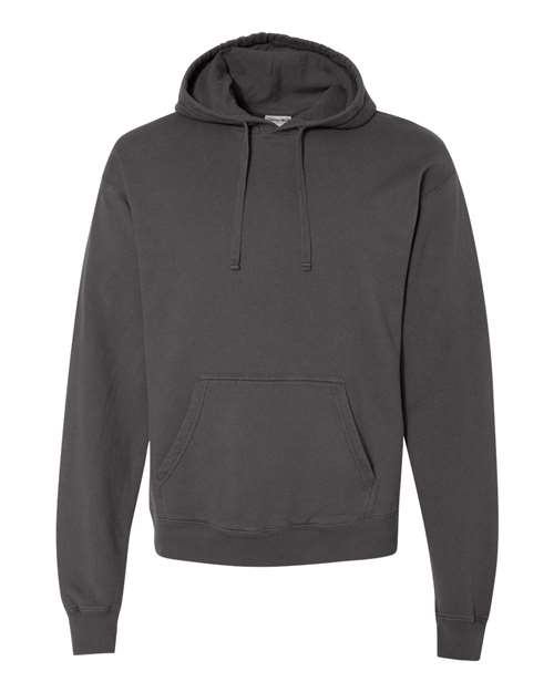 Unisex Garment-Dyed Hooded Sweatshirt - New Railroad Grey Front