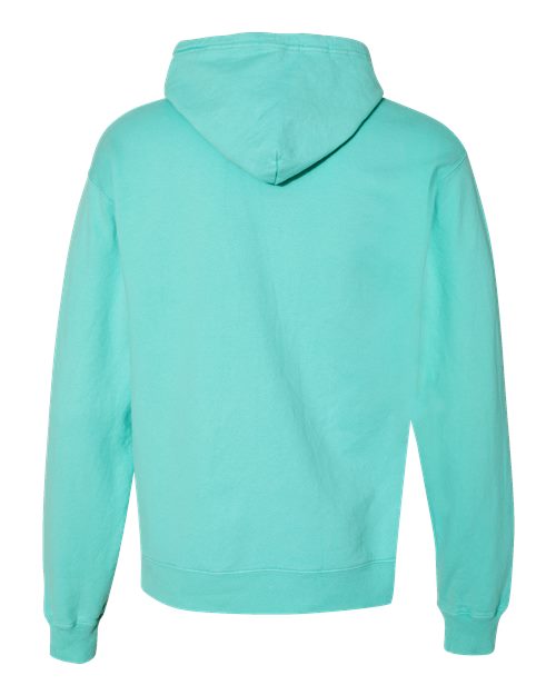 Unisex Garment-Dyed Hooded Sweatshirt - Mint Back