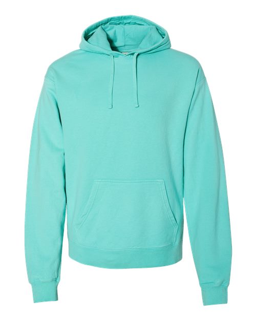 Unisex Garment-Dyed Hooded Sweatshirt - Mint Front