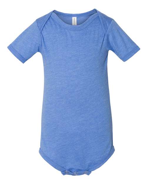 Infant Jersey One Piece - Heather Columbia Blue Front