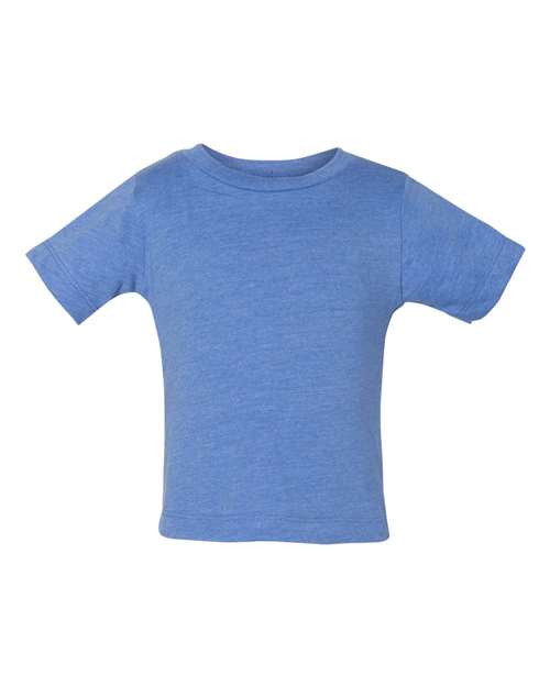 Infant Jersey Tee - Heather Columbia Blue Front