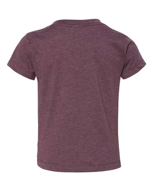 Toddler Jersey Tee - Heather Maroon Back