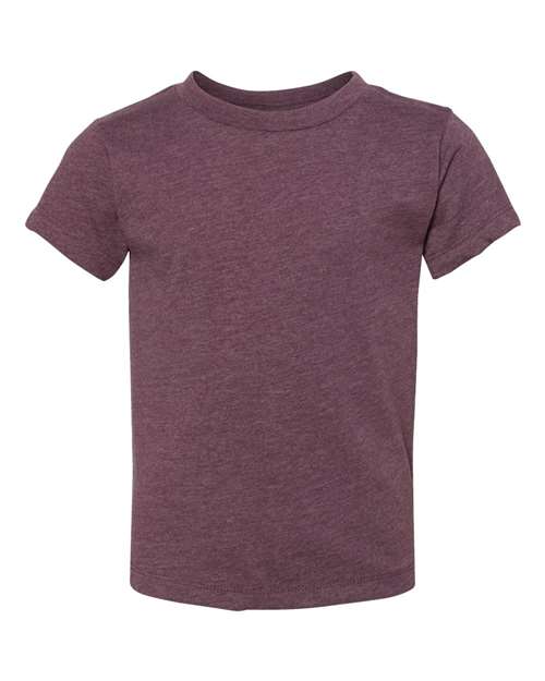 Toddler Jersey Tee - Heather Maroon Front