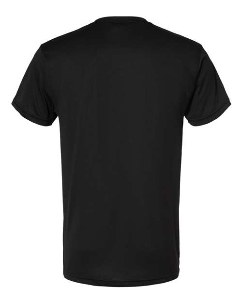Unisex USA-Made Performance T-Shirt - Black Back