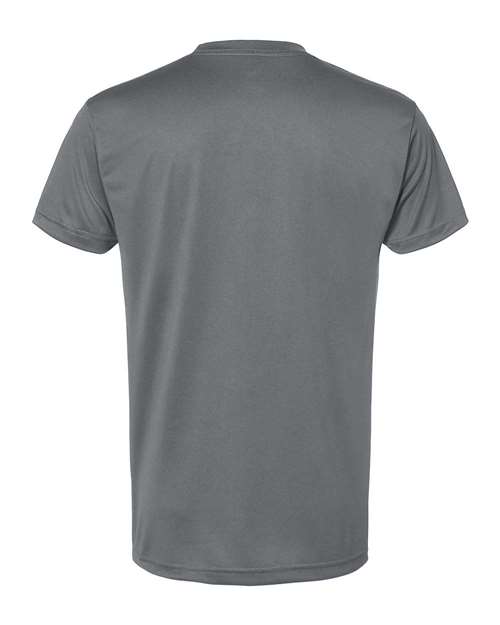 Unisex USA-Made Performance T-Shirt - Charcoal Back