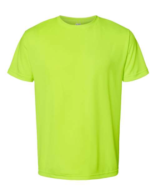 Unisex USA-Made Performance T-Shirt - Lime Green Front