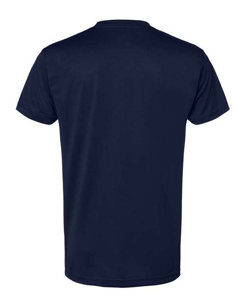 Unisex USA-Made Performance T-Shirt - Navy Back